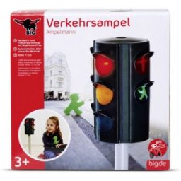 BIG Amplemann Trafikljus Med Ljus- Och Ljudfunktion