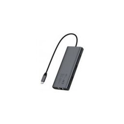 Fuj:tech 9-Portars Usb-C-Hubb, 100 W Pd