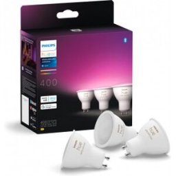 Philips -Led-Smartlampa, Bt, Vit Och Färg Ambiance, Gu10, 4,2 W, 3