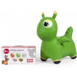 BO Hoppande Djur uncer - Hoppdjur, Grön Dino