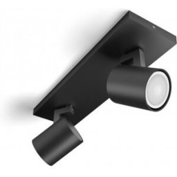 Philips Runner Vit Ambiance -Smart Spotlights, 2-Delad, Svart, Bt,
