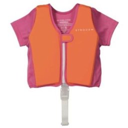 Simväst barn 1-2 år, 2-4 år eller 4-6 år orange/rosa - Strooem (Storlek: 4-6 år )
