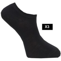 Strumpor sneakers svarta 3-pack - Capital (Storlek: 35/38)