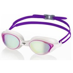 Simglasögon vuxen Vortex spegelglas vit/rosa - Aquaspeed