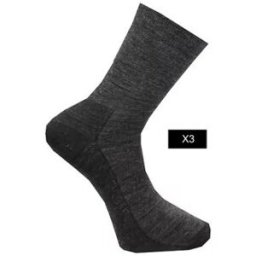 Strumpor antracit 3-pack- Zokks (Storlek: 39/42)