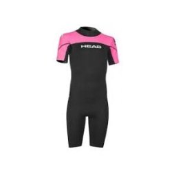 Våtdräkt barn Sea Ranger shorty rosa 1.5 mm - Head (Storlek: M = 140 cm)
