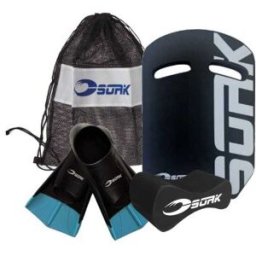 Simpaket till barn med fenor, platta, dolme & nätpåse - Soak