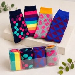 Strumpor Crazysock 4-pack storlek 36-40