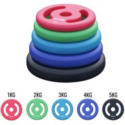 Gorilla Sports Viktskivor Neopren 31mm 1-5kg - 4kg(2x2kg)