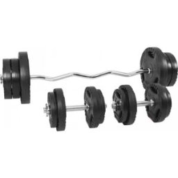 Gorilla Sports Curlstång Hantlar PRO Trigrip 70kg