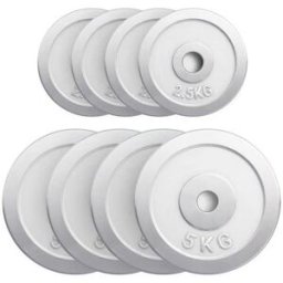 Gorilla Sports Viktskivor CHROME 0,5–30kg - 10kg