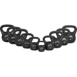 Gorilla Sports Kettlebell GS Svart 2-20kg - 10kg