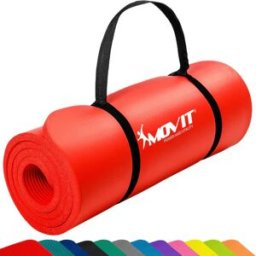 Gorilla Sports Träningsmatta Yogamatta Movit 183x60cm - Orange