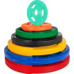 Gorilla Sports Viktskivor Trigrip 51mm 1,25-25kg - Orange 2,5kg