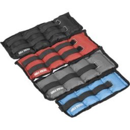 Gorilla Sports Fot- och Handledsvikt 0,5-5kg - Svart - 8kg(2x4kg)