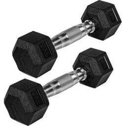 Gorilla Sports Hexagonhantlar Movit 2-30kg - 20kg(2x10kg)