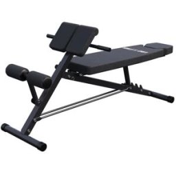 Gorilla Sports Rygglyftsbänk MULTI Situpsbänk Ställbar