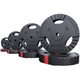 Gorilla Sports Viktskivor PRO 31mm Trigrip 1,25-15kg - 10kg
