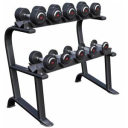 Gorilla Sports Hantlar GUMMI Med Hantelställ Paket 80kg
