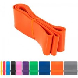 Gorilla Sports Gummiband Långa 208cm - Blå 4,5-27,2kg