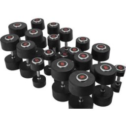Gorilla Sports Hantlar PREMIUM Gummi 2,5-50kg - 12,5kg