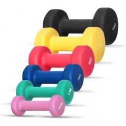 Gorilla Sports Vinylhantlar 0,5-5kg - 2x4kg(8kg)