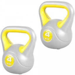 Gorilla Sports Kettlebell Fitness 2x4kg