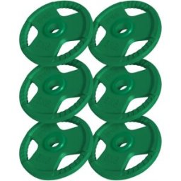 Gorilla Sports Viktskivor Trigrip 51mm 6x5kg