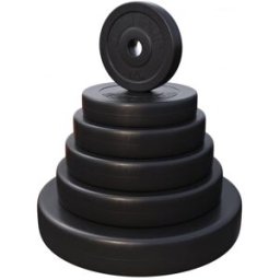 Gorilla Sports Viktskivor BASIC 31mm Cement 1,25kg-15kg - 7,5kg