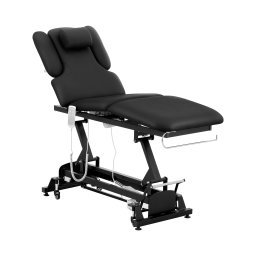 Elektriskt massagebänk - 3 motorer - 300 W - 185 x 67 x 62 - 84 cm - 200 kg - svart