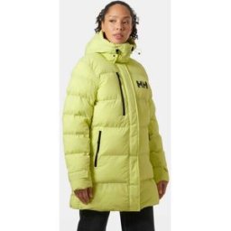 Helly Hansen Dam Adore Lättviktig Fodrad Parkass Grön M Light Cyan BlåM