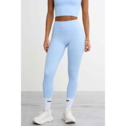 FAMME Mjuka Leggings Light Blue M