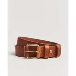 Nudie Jeans Dwayne Leather Belt Toffee Brown
