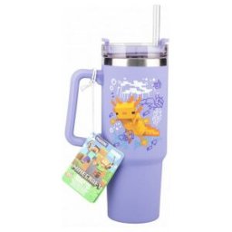 Paladone Minecraft Axolotl Dricksflaska/termosmugg, 900 Ml