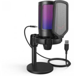 Fifine Ampligame A6 Usb Gaming Mikrofon Rgb (Pc/ps4/ps5) - Svart