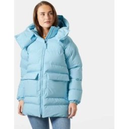 Helly Hansen Dam Ellie Fodrad Parkass Blå XL Light Cyan BlåXL