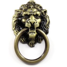 Härligt Hemma Handtag, Metall "Lion