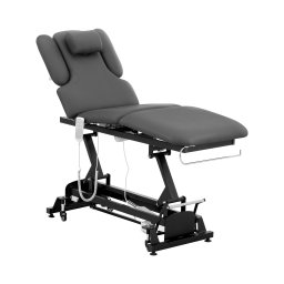Elektriskt massagebänk - 3 motorer - 300 W - 185 x 67 x 62 - 84 cm - 200 kg - svart/grå