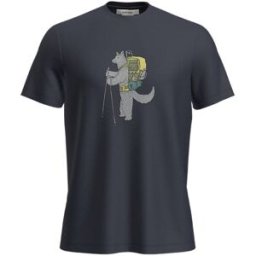 Icebreaker Men's Merino 150 Tech Lite III Short Sleeve Tee Tech Head Midnight Navy XXL