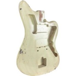 MJT Aged Relic Nitro Jazzmaster Body - Vintage White Vintage White