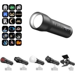 Smallrig 5785 RF 05B, fokuserbar 5-8W LED lampa med Gobo-set & Film-set