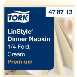 TORK Servett LinStyle Middag creme 50/fp
