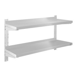 Vägghylla - 2 hyllor - 80 cm