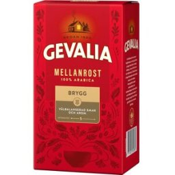 GEVALIA Kaffe Mellanrost brygg 450g