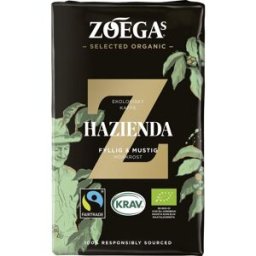 ZOEGAS Kaffe Hazienda ekologiskt 450g