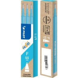 PILOT Refill Frixion 0,5mm lj.blå 3/fp