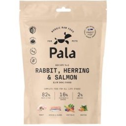 Pala Petfoods Pala #4 Rabbit, Herring & Salmon Lufttorkad Spannmålsfri Hundmat 400 g