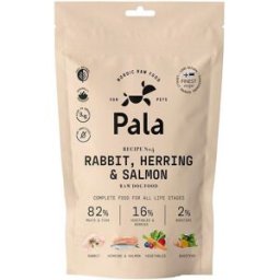 Pala Petfoods Pala #4 Rabbit, Herring & Salmon Lufttorkad Spannmålsfri Hundmat 100 g