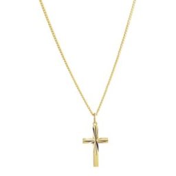Top Gold förgyllt silver kors mönstrat 52 5089 1500