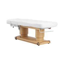 Spa-stol - elektrisk - 4 motorer - 160 W - 200 x 80 x 63 - 81 cm - 200 kg - Vit
